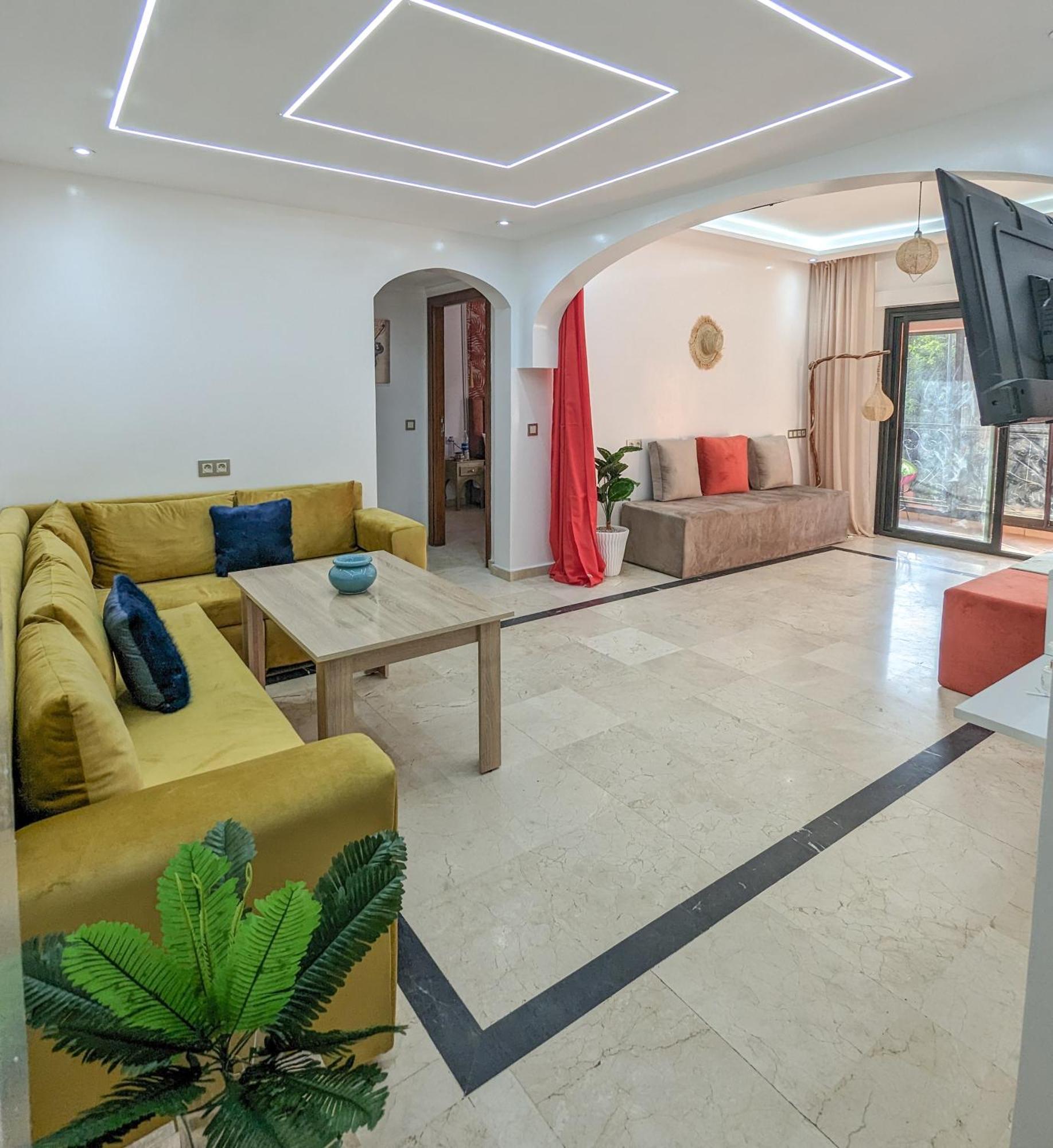 Apartement Panoramic View Majorelle Garden With Pool Марракеш Экстерьер фото